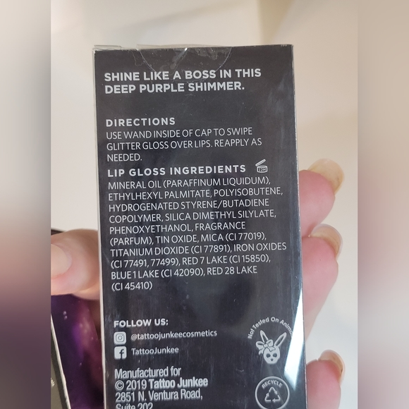 3PC TATTOO JUNKEE BUNDLE. Magic dance Glitter Lava Euphoria ALL PURPLE GLITTER - Picture 9 of 11